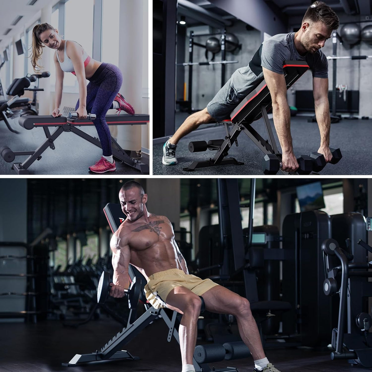 PASYOU PA400 Adjustable Workout Bench for Home Gym