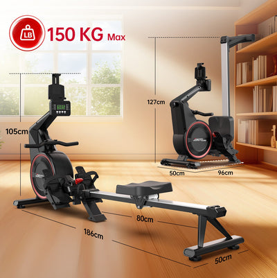 JOROTO MR55 Air-magnetic Dual Resistance Rower
