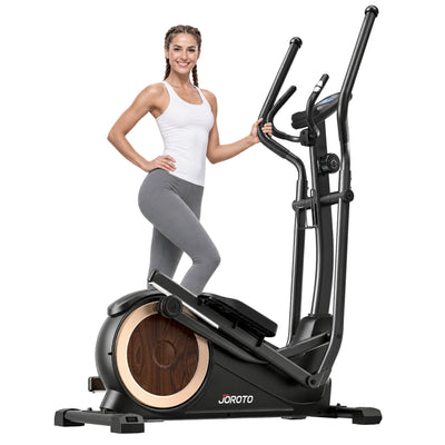 JOROTO JE50 Elliptical Machine – 18" Stride, 400 LB Capacity