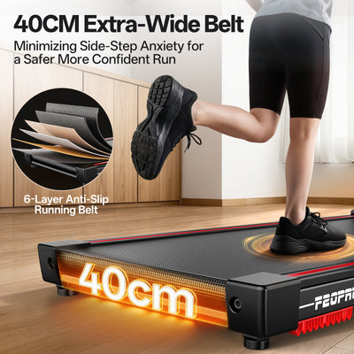 JOROTO F20Pro Folding Treadmill – 2.5 HP, 0.6–7.5 mph, 286 lbs Capacity