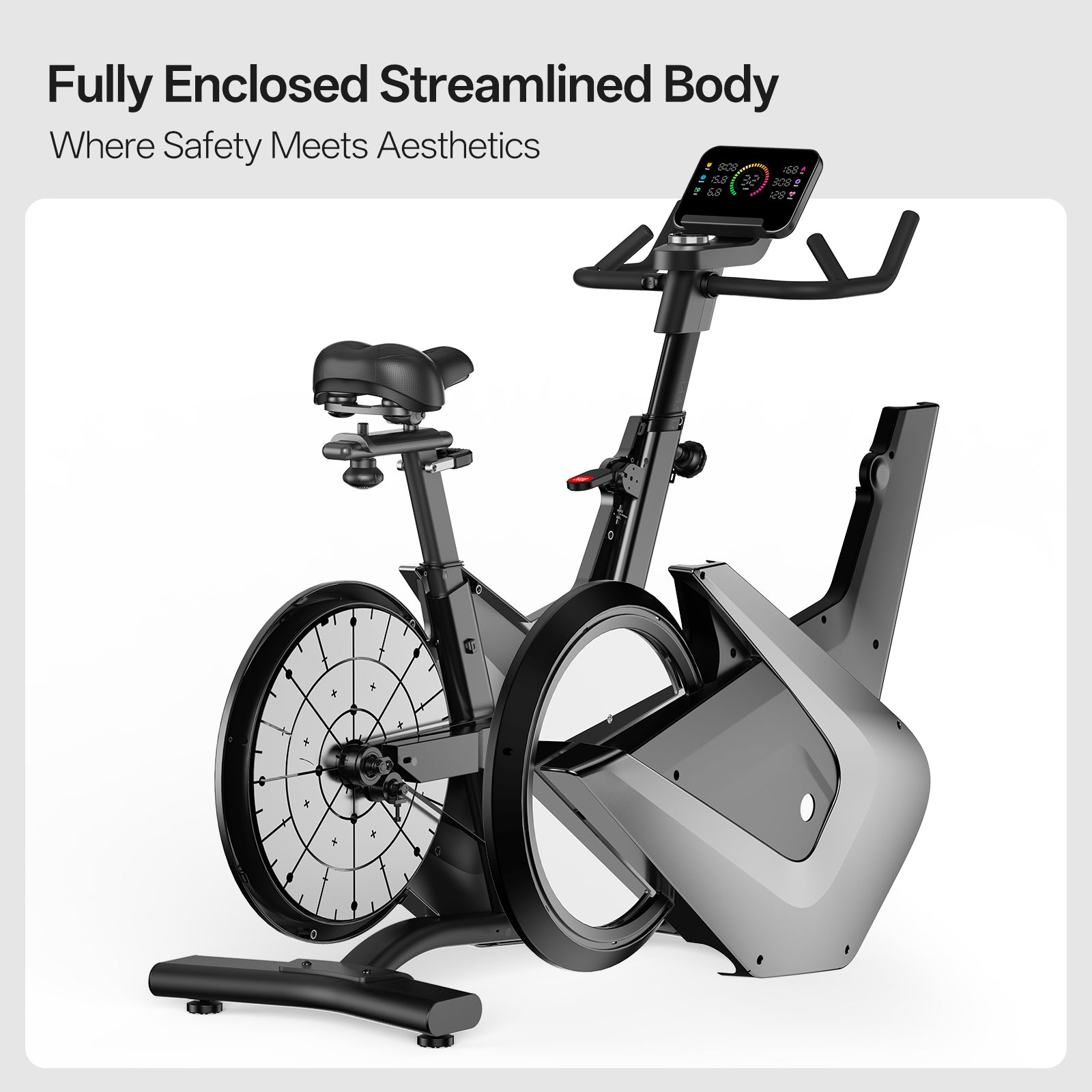 JOROTO JK50 Studio Smart Bike: Commercial Heavy-Duty Frame & 32 Resistance Levels