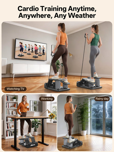 JOROTO JS300 5-Level Adjustable Air Stepper with LED Monitor