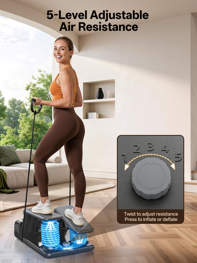 JOROTO JS300 5-Level Adjustable Air Stepper with LED Monitor