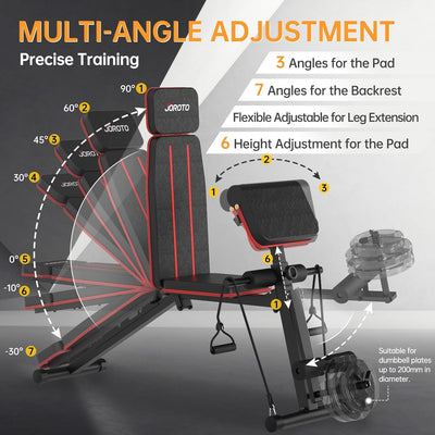 JOROTO MD55 Adjustable Weight Bench