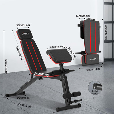JOROTO MD55 Adjustable Weight Bench