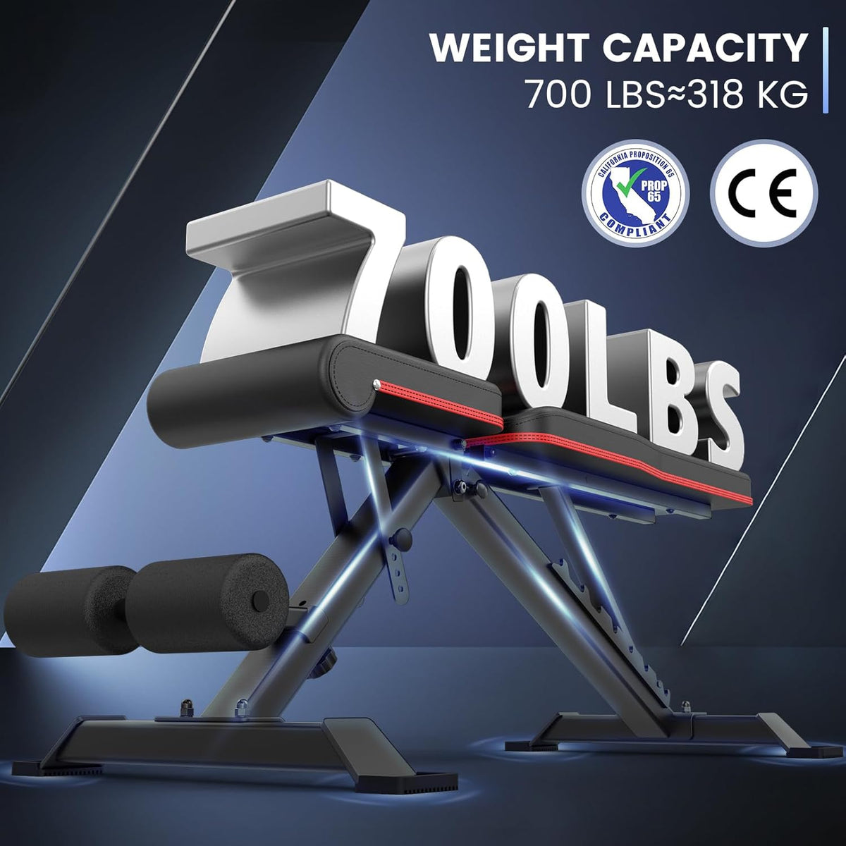 PASYOU PA400 Adjustable Workout Bench for Home Gym