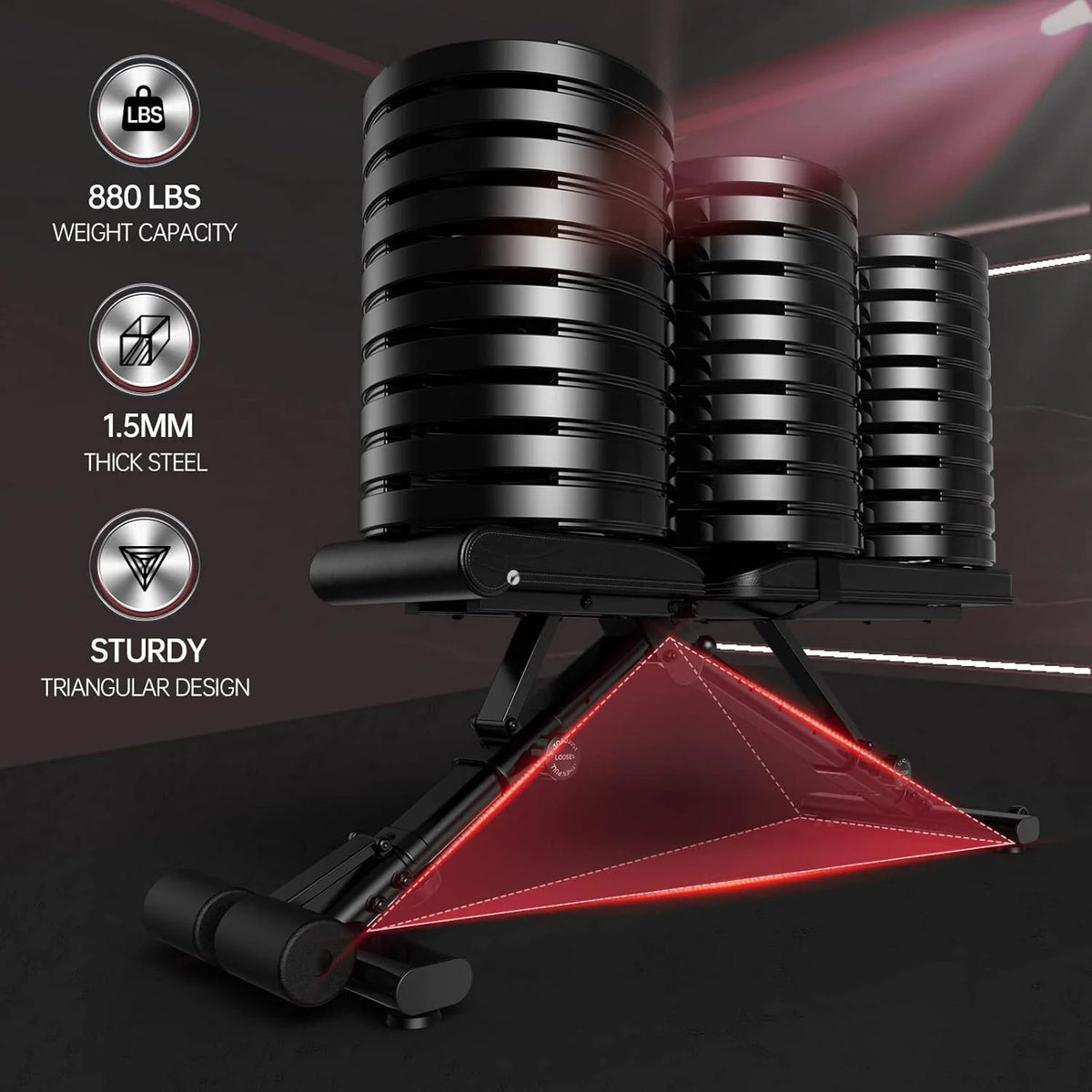 PASYOU PA500 Heavy-Duty Adjustable & Foldable Weight Bench