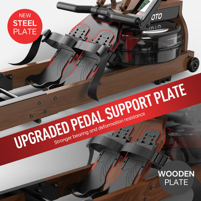 JOROTO MR280PRO Solid Oak Water Resistance Rowing Machine - Jorotofitness
