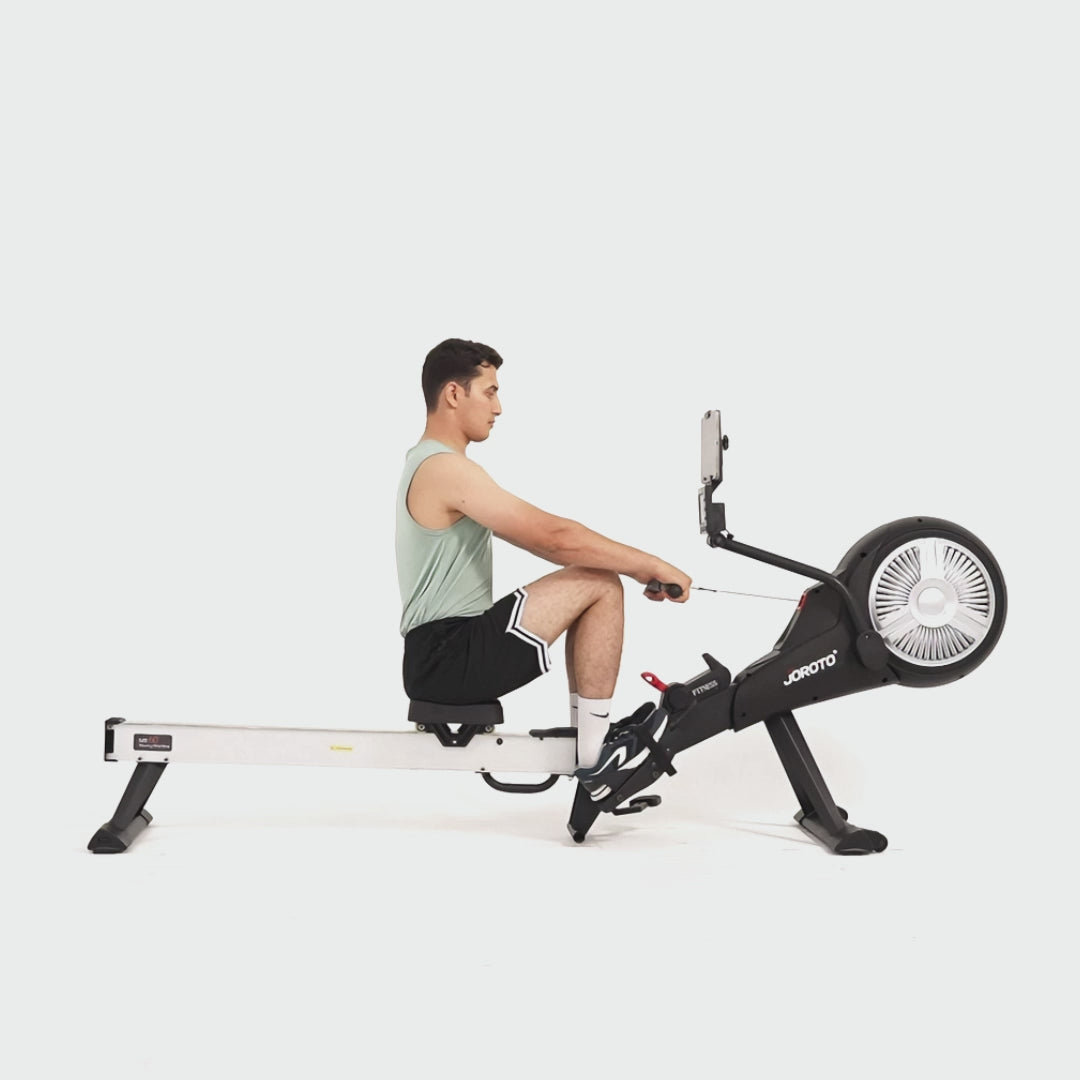 JOROTO MR60 Patented Dual Resistance Rower | Air & Magnetic